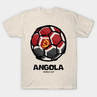 Angola Football Country Flag T-Shirt